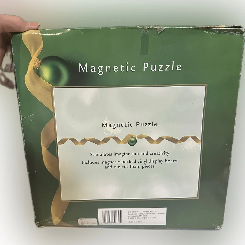 VTG 1998 MAGNETIC PUZZLE DAYTON HUDSON CO LEARNING EDUCATIONAL CREATIVE IMAGINE